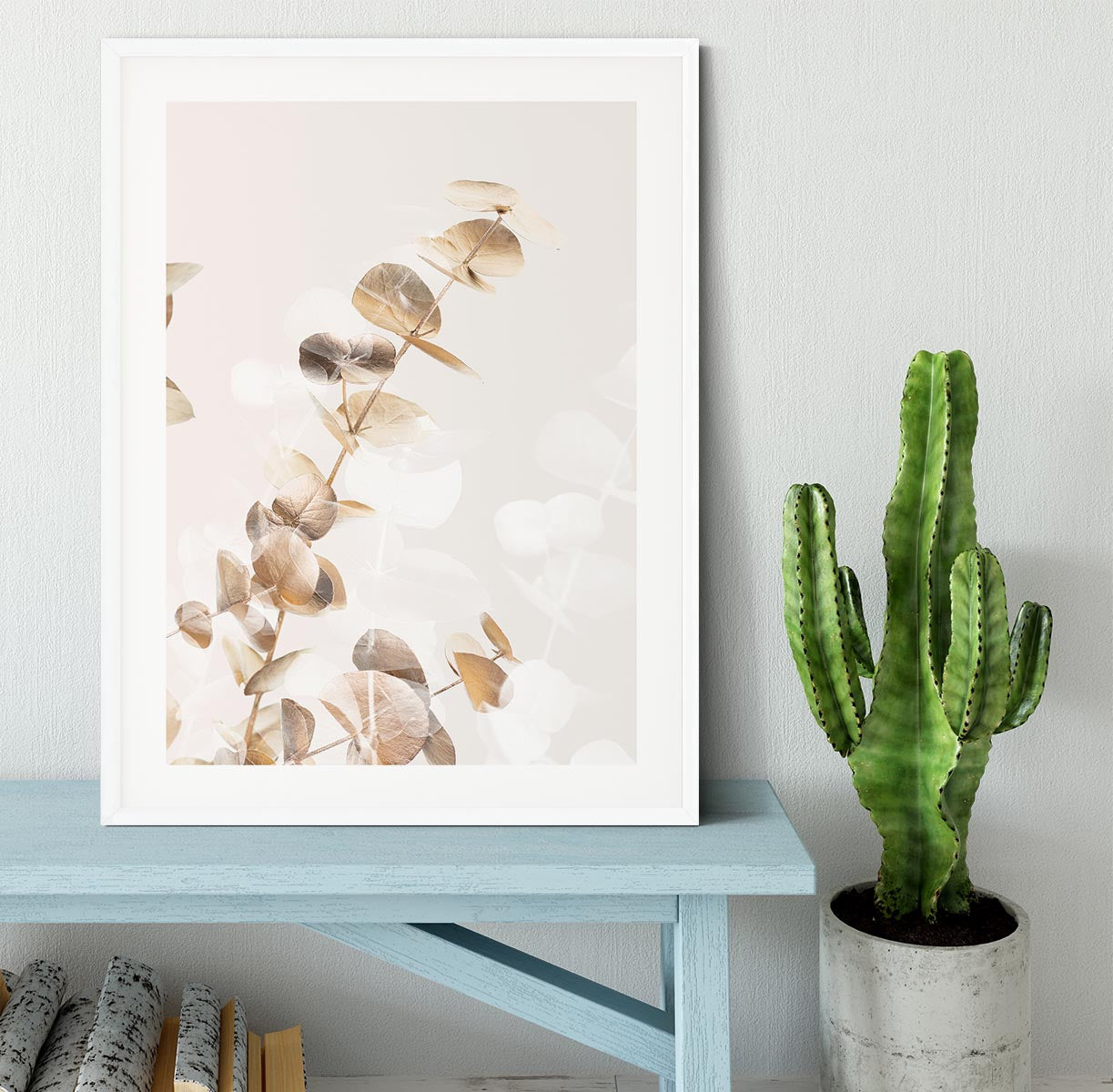 Eucalyptus Creative Gold 02 Framed Print - Canvas Art Rocks - 5