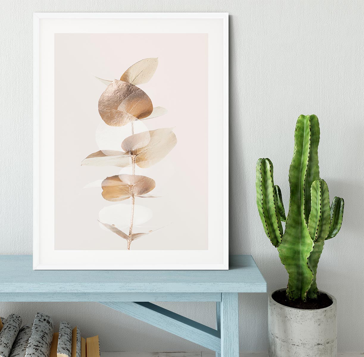 Eucalyptus Creative Gold 04 Framed Print - Canvas Art Rocks - 5