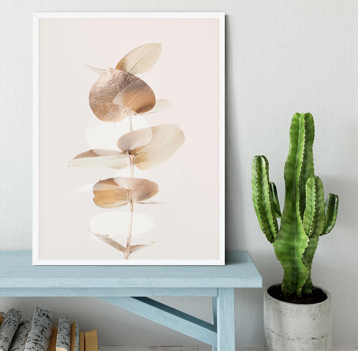 Eucalyptus Creative Gold 04 Framed Print - Canvas Art Rocks -6