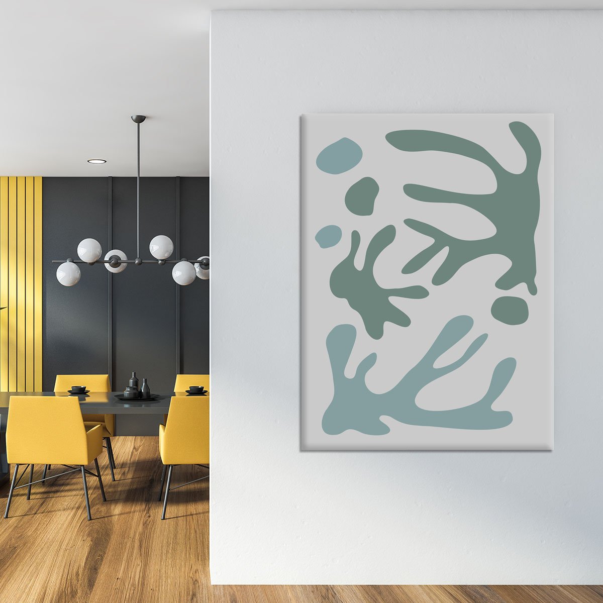 Seaweed Teal No 1 Canvas Print or Poster - Canvas Art Rocks - 4