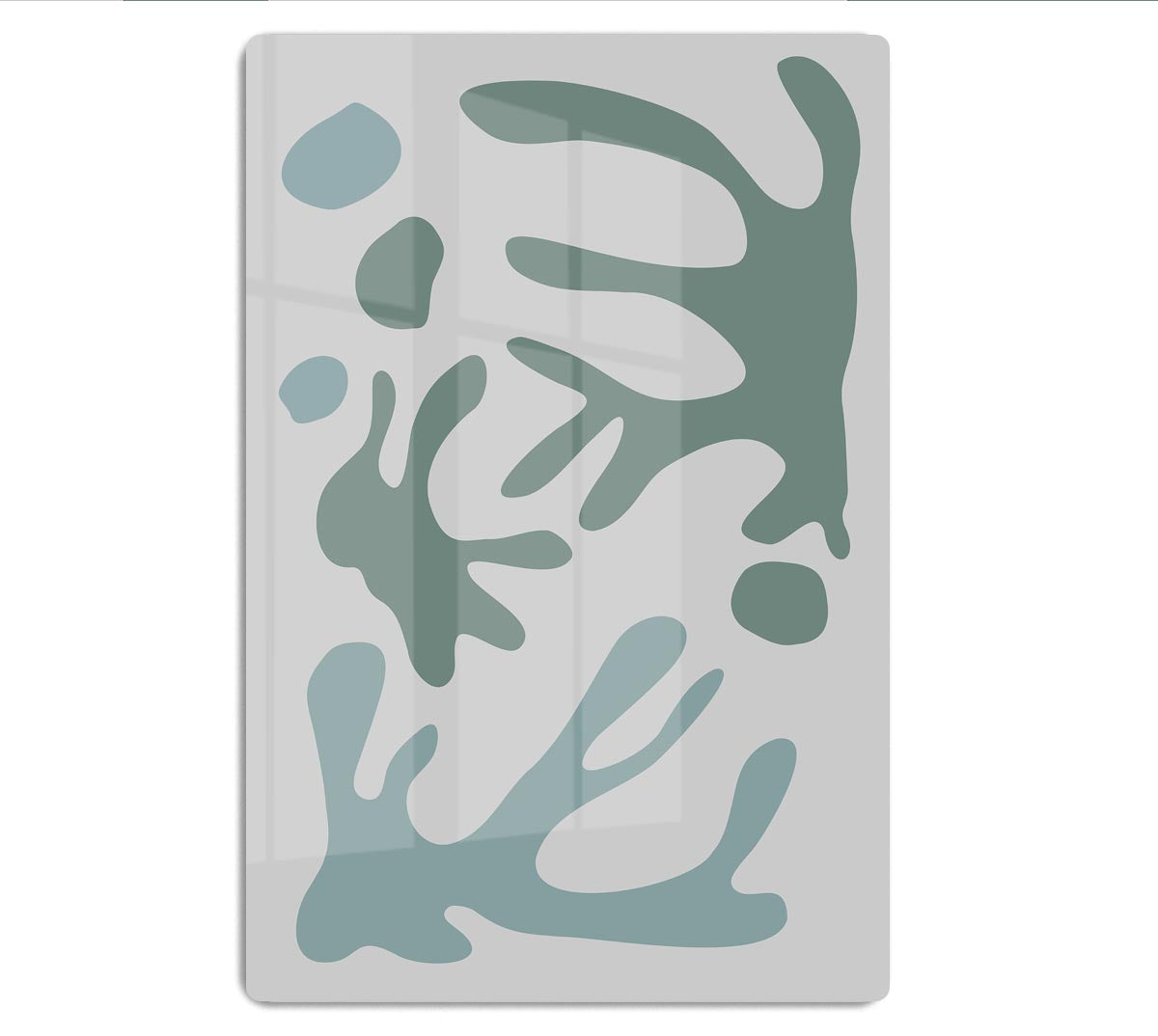 Seaweed Teal No 1 HD Metal Print - Canvas Art Rocks - 1