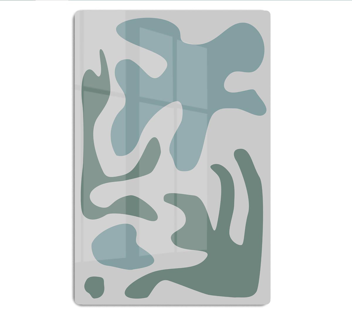 Seaweed Teal No 2 HD Metal Print - Canvas Art Rocks - 1