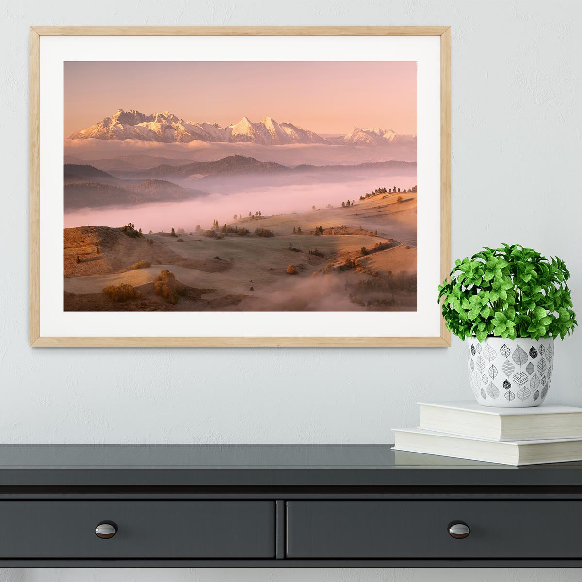 Fog Tatra Framed Print - Canvas Art Rocks - 3