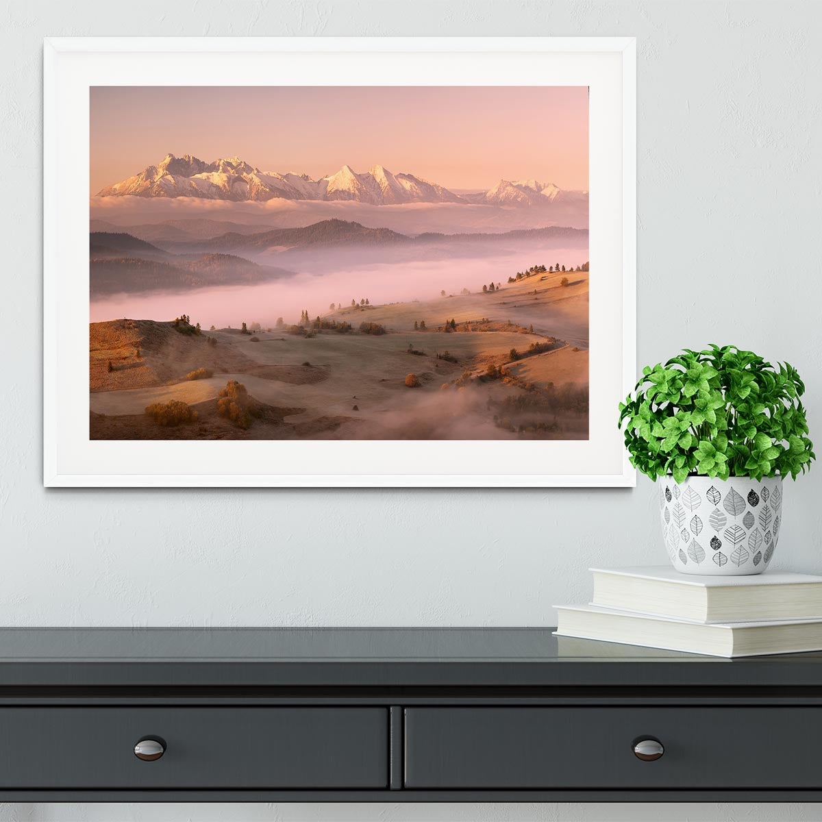 Fog Tatra Framed Print - Canvas Art Rocks - 5