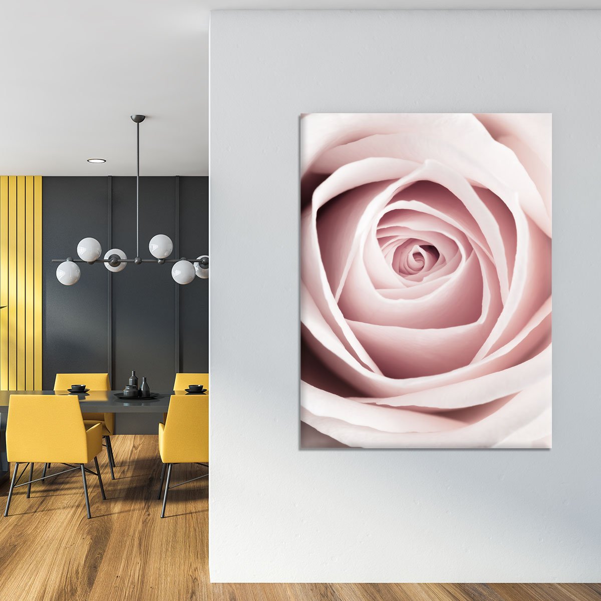 Pink Rose No 1 Canvas Print or Poster - Canvas Art Rocks - 4
