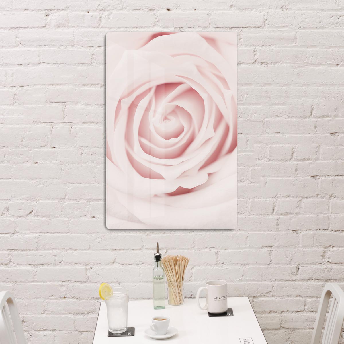Pink Rose No 02 HD Metal Print - Canvas Art Rocks - 2