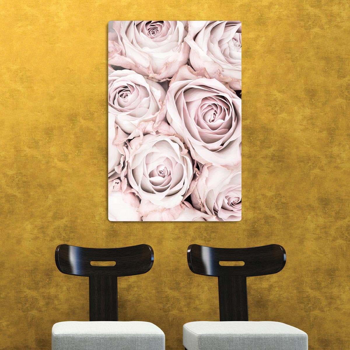 Pink Roses No 01 HD Metal Print - Canvas Art Rocks - 2