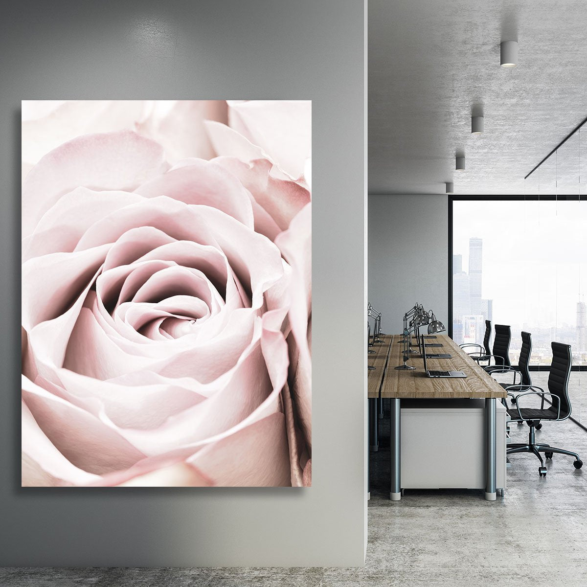 Pink Rose No 06 Canvas Print or Poster - Canvas Art Rocks - 3