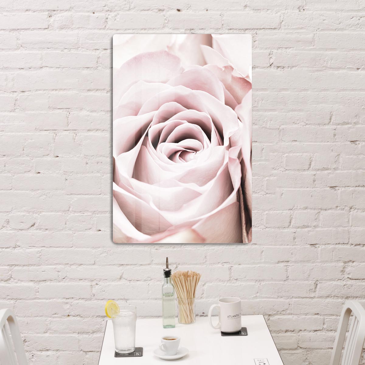Pink Rose No 06 HD Metal Print - Canvas Art Rocks - 2