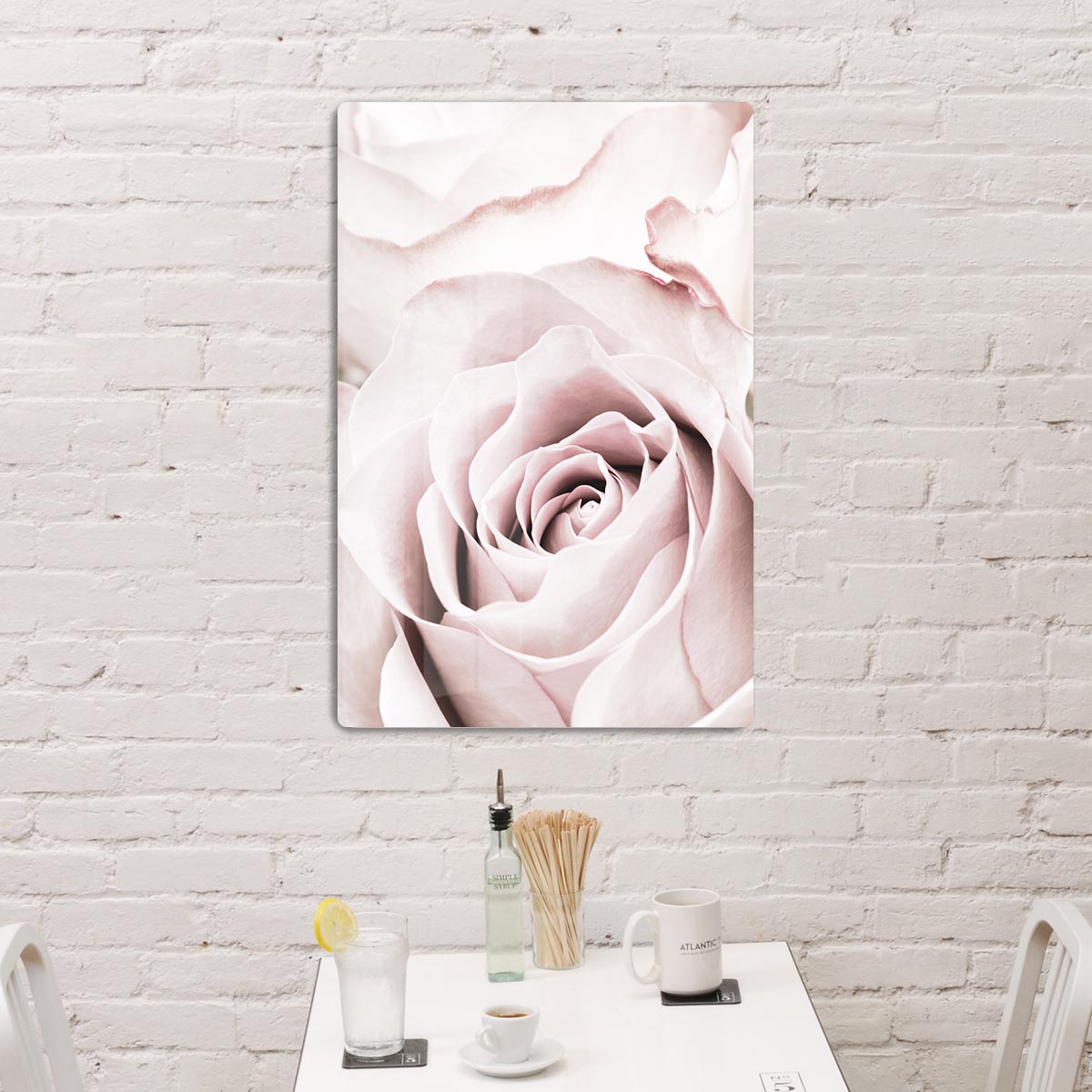 Pink Rose No 05 HD Metal Print - Canvas Art Rocks - 2