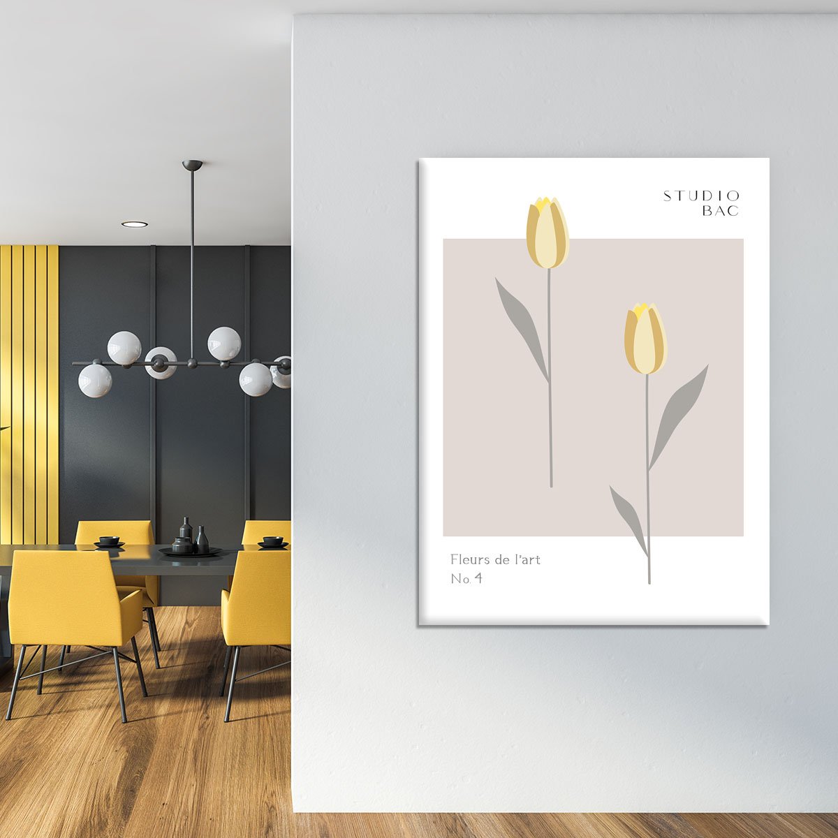 Tulips Studio Bac Canvas Print or Poster - Canvas Art Rocks - 4