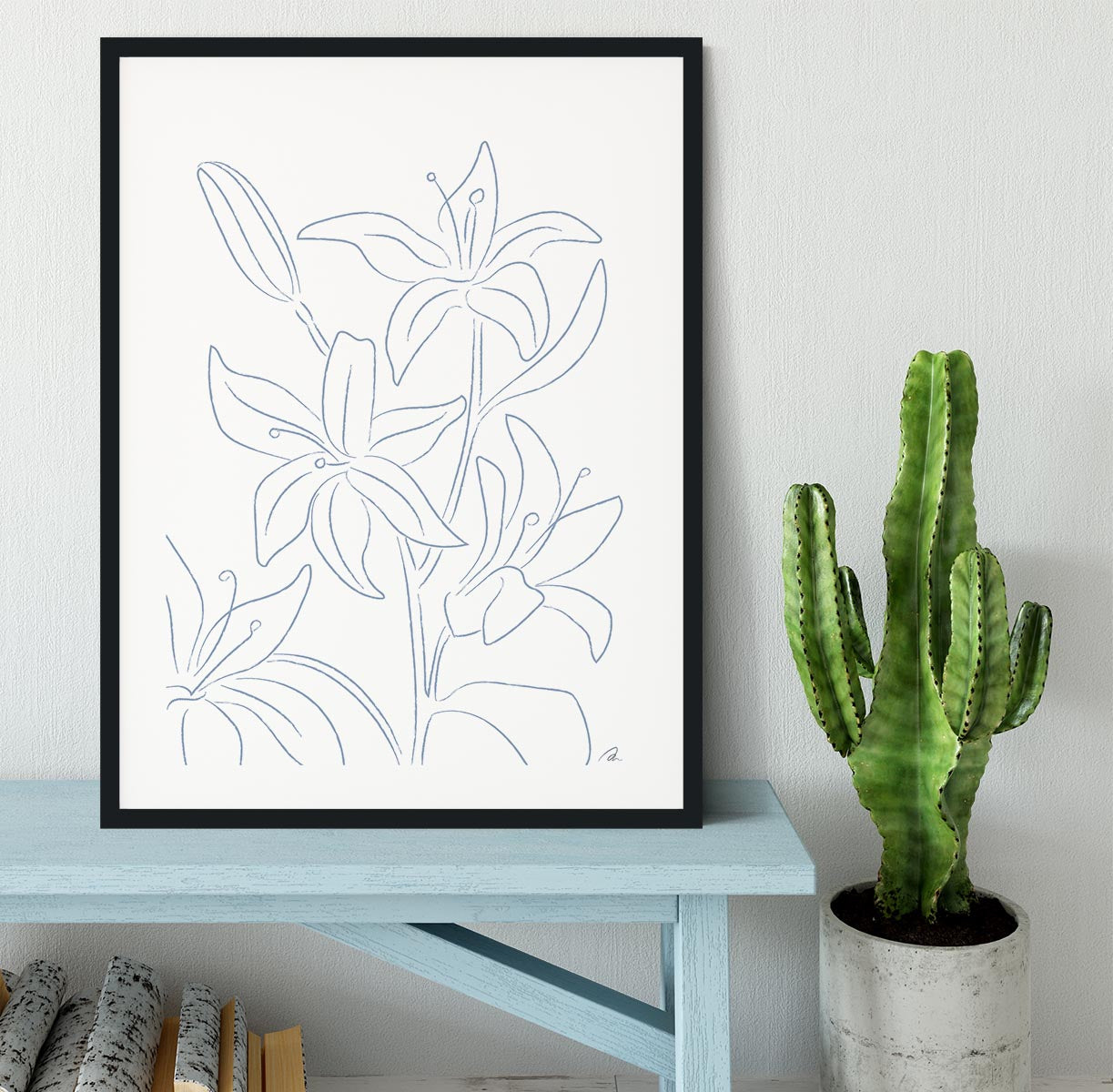 Lillies No 01 Framed Print - Canvas Art Rocks - 1