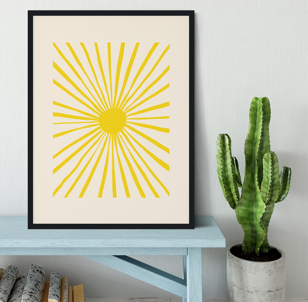 The Sun Framed Print - Canvas Art Rocks - 2