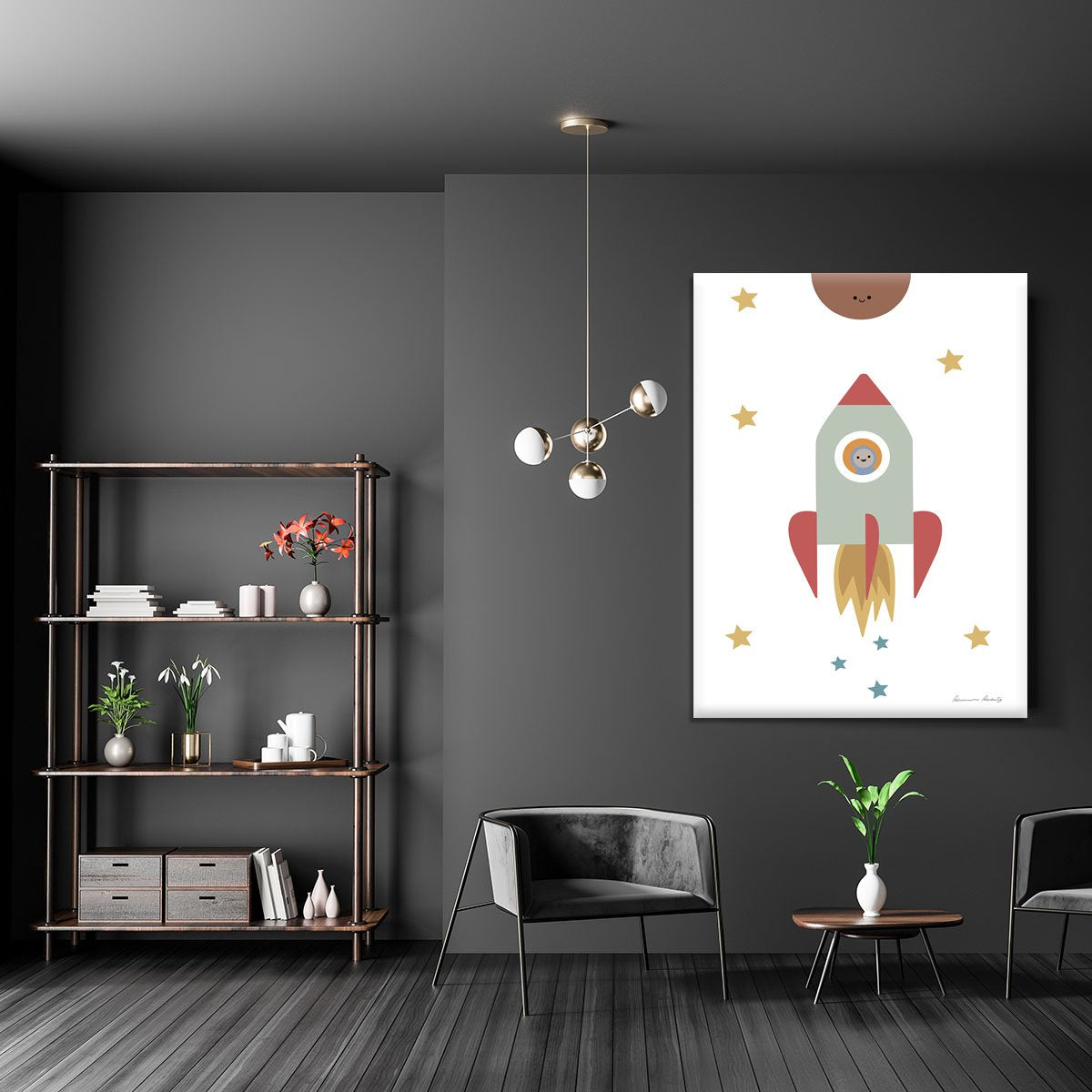 Solar Rocket Canvas Print or Poster - Canvas Art Rocks - 5