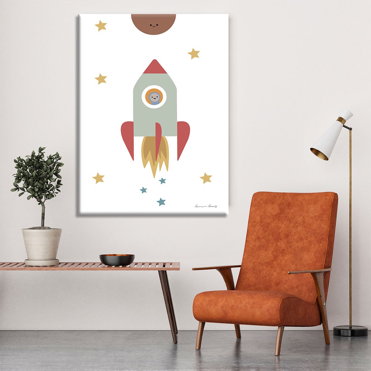 Solar Rocket Canvas Print or Poster - Canvas Art Rocks - 6