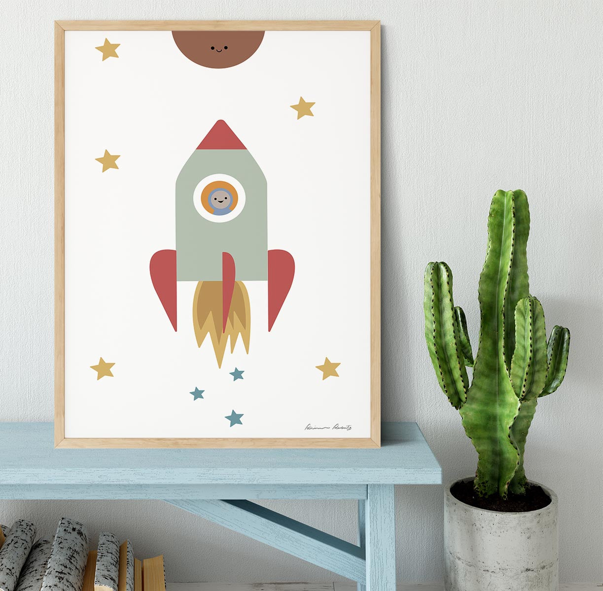 Solar Rocket Framed Print - Canvas Art Rocks - 4