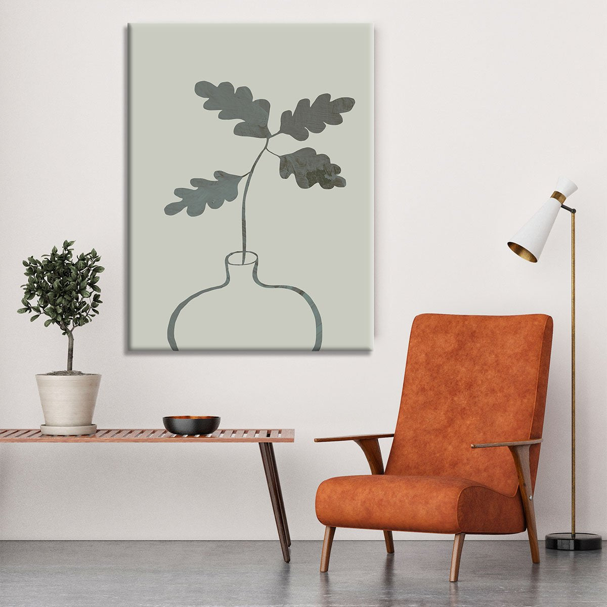 Green Oak Plant Canvas Print or Poster - Canvas Art Rocks - 6