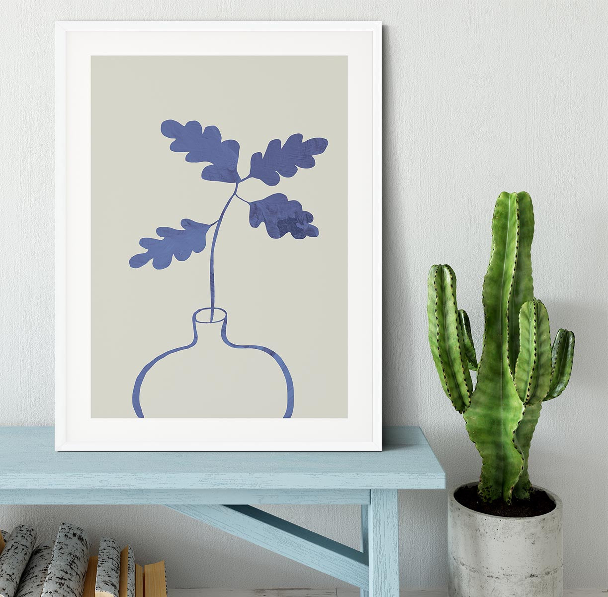 Blue Oak Plant Framed Print - 1x - 5