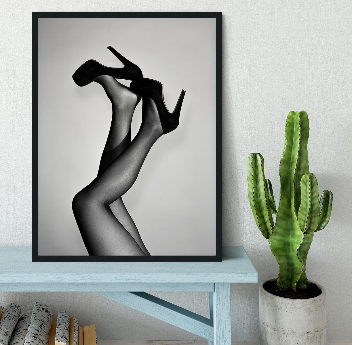 Velvet Pumps Framed Print - Canvas Art Rocks - 2