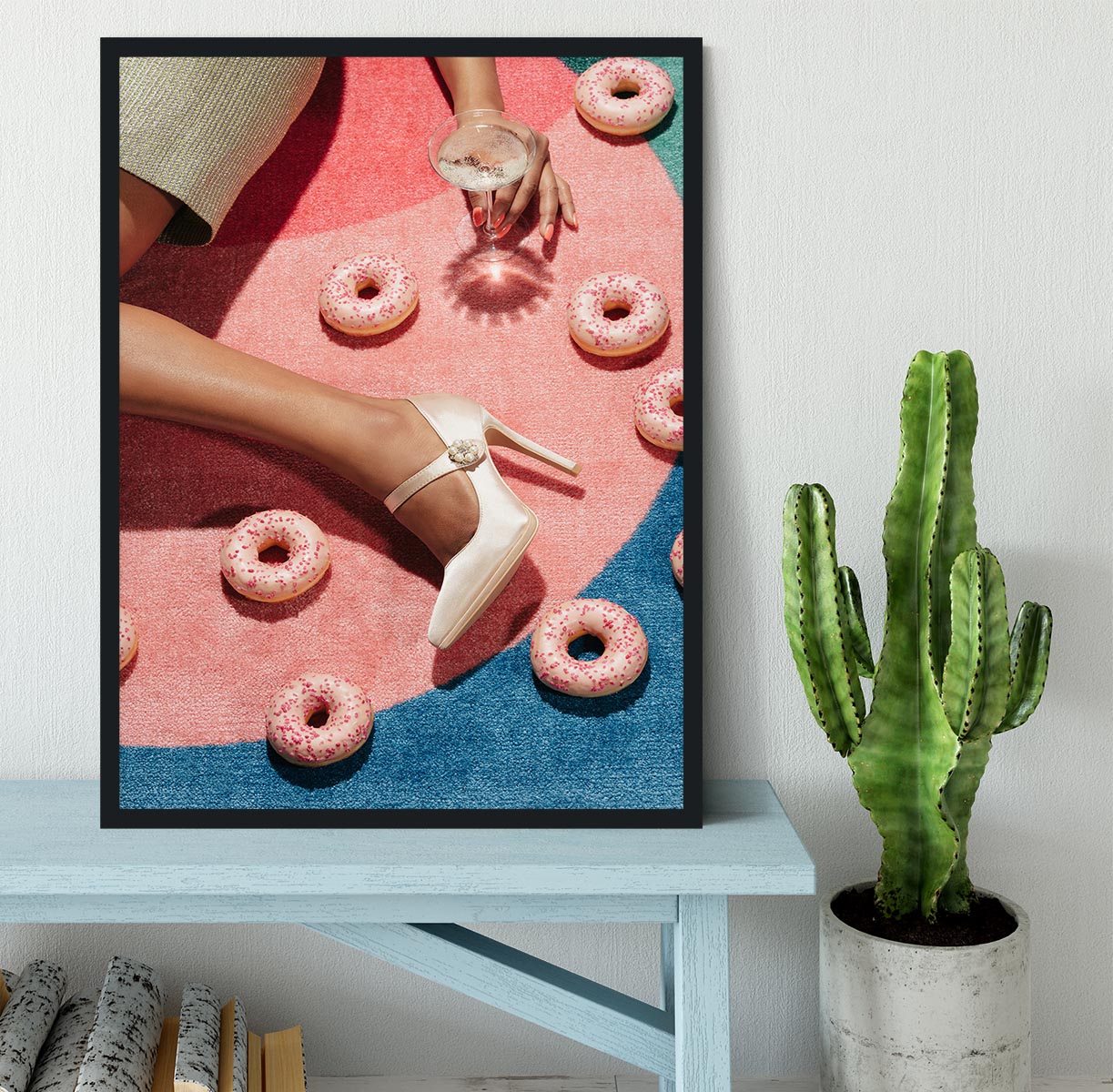 Pink Picnic #02 Framed Print - Canvas Art Rocks - 2