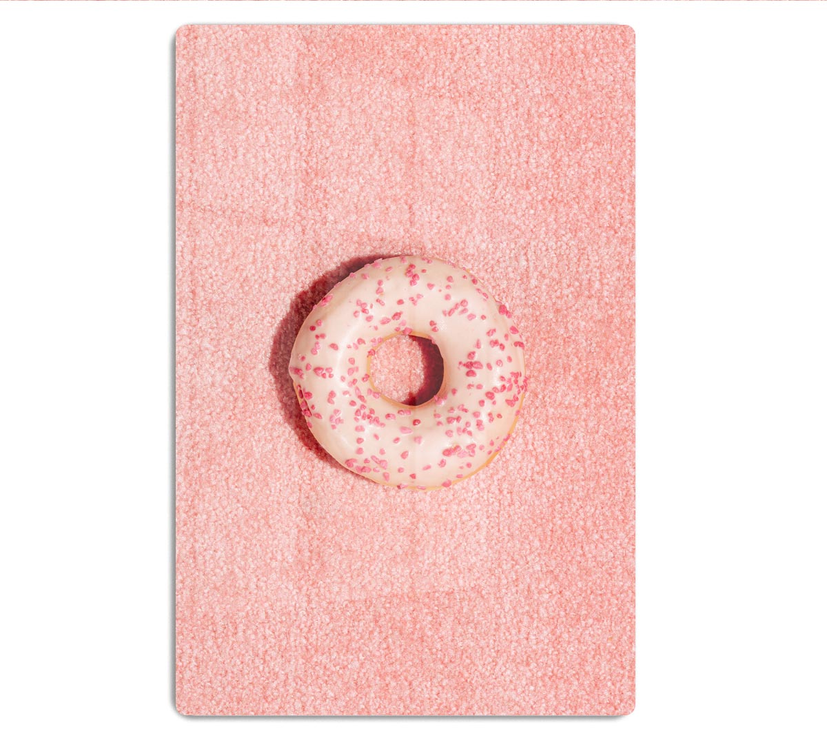 Pink Doughnut HD Metal Print - Canvas Art Rocks - 1