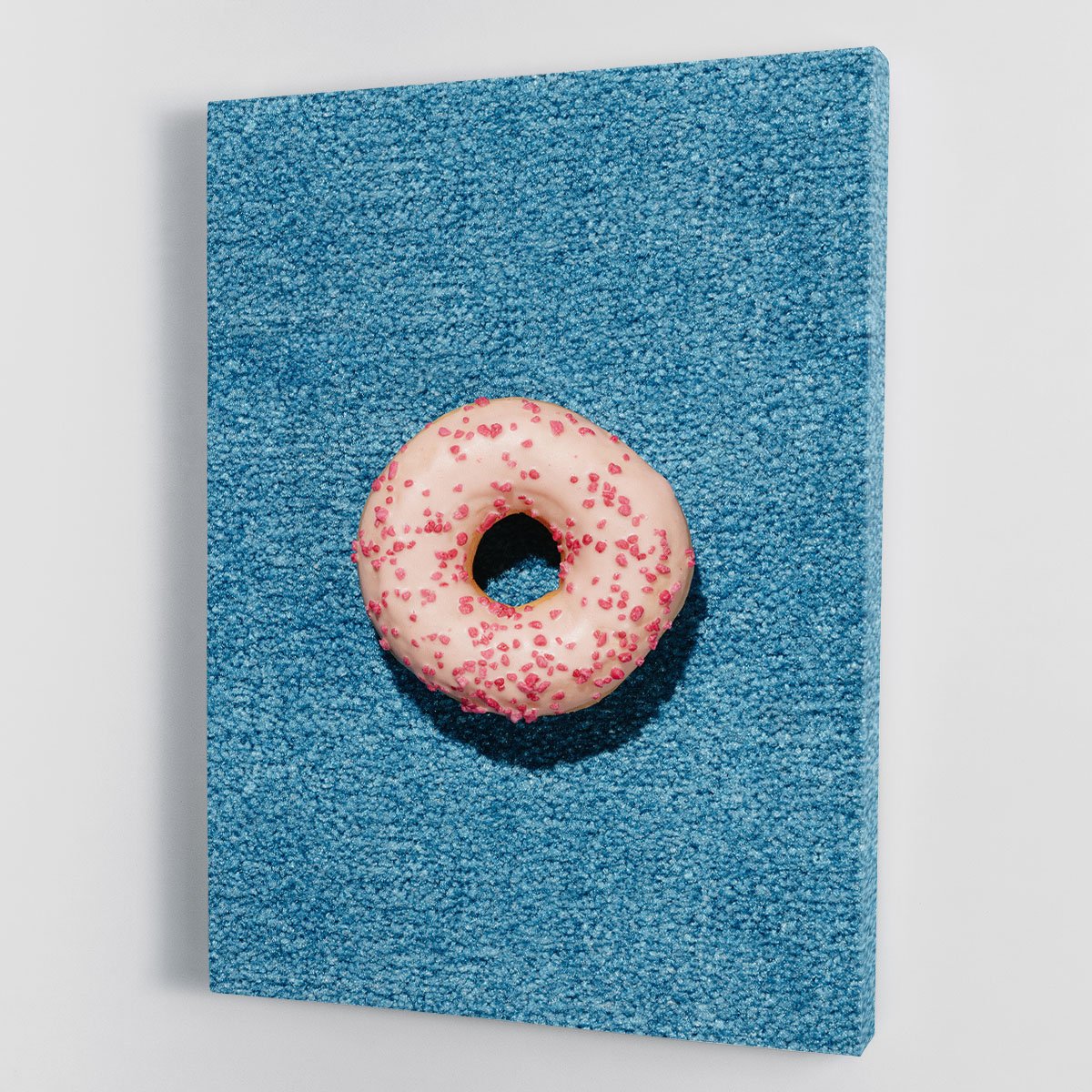 Blue Doughnut Canvas Print or Poster - Canvas Art Rocks - 1