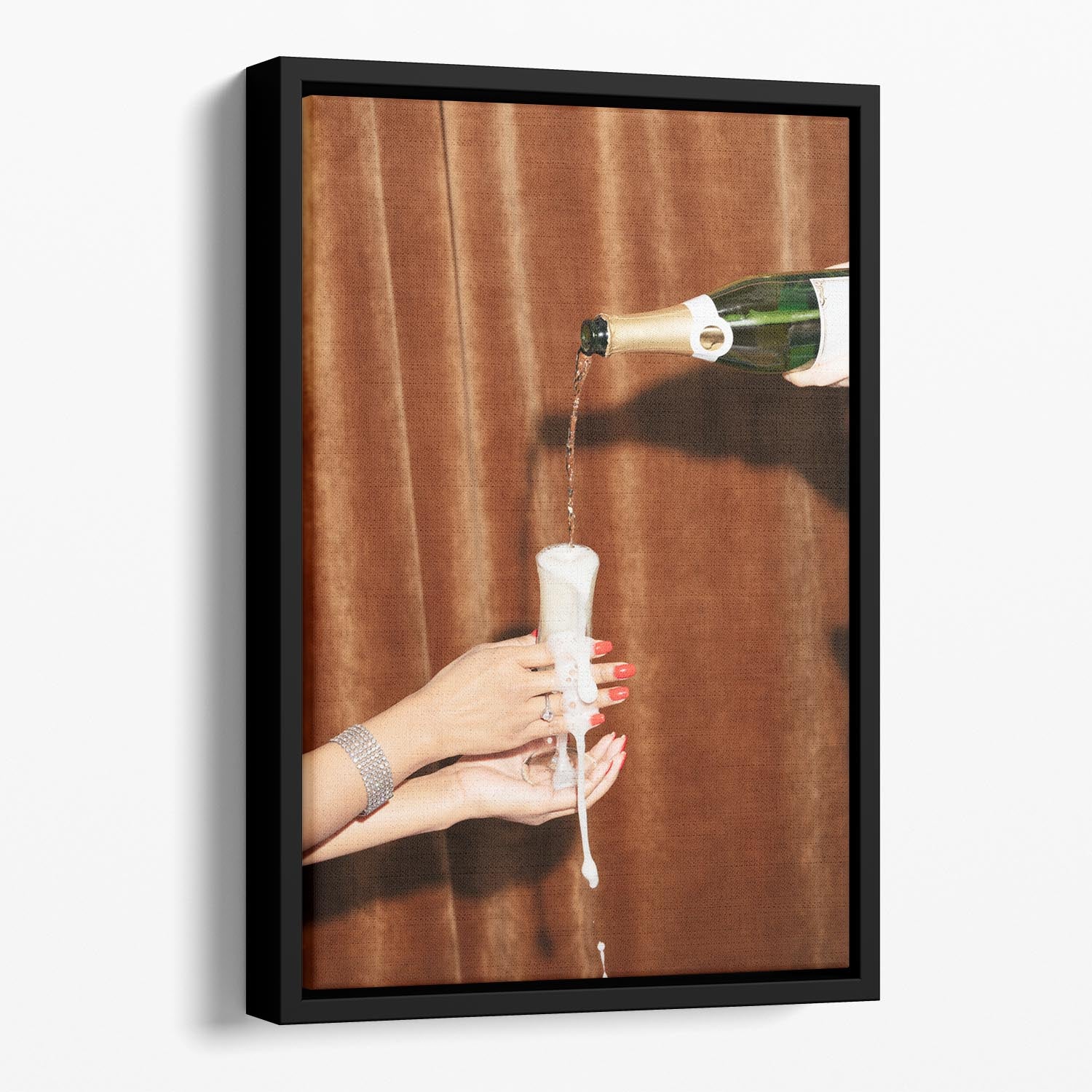 Celebration #02 Floating Framed Canvas - Canvas Art Rocks - 1