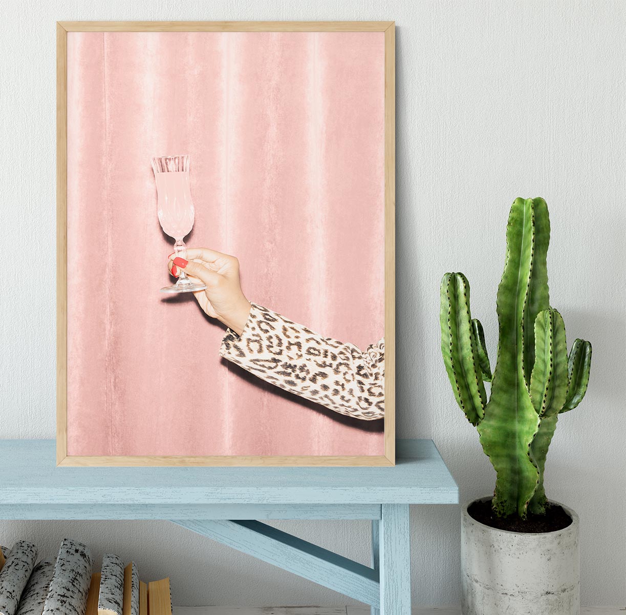 Here's To Pink 04 Framed Print - Canvas Art Rocks - 4