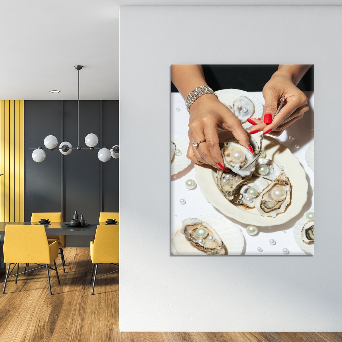 Oyster a Pearls No 01 Canvas Print or Poster - Canvas Art Rocks - 4