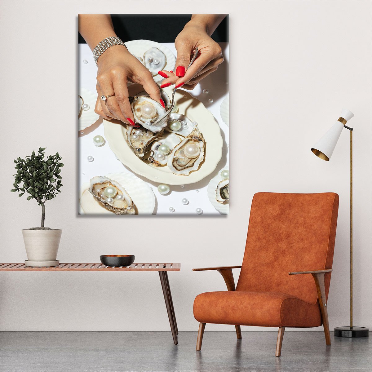 Oyster a Pearls No 01 Canvas Print or Poster - Canvas Art Rocks - 6