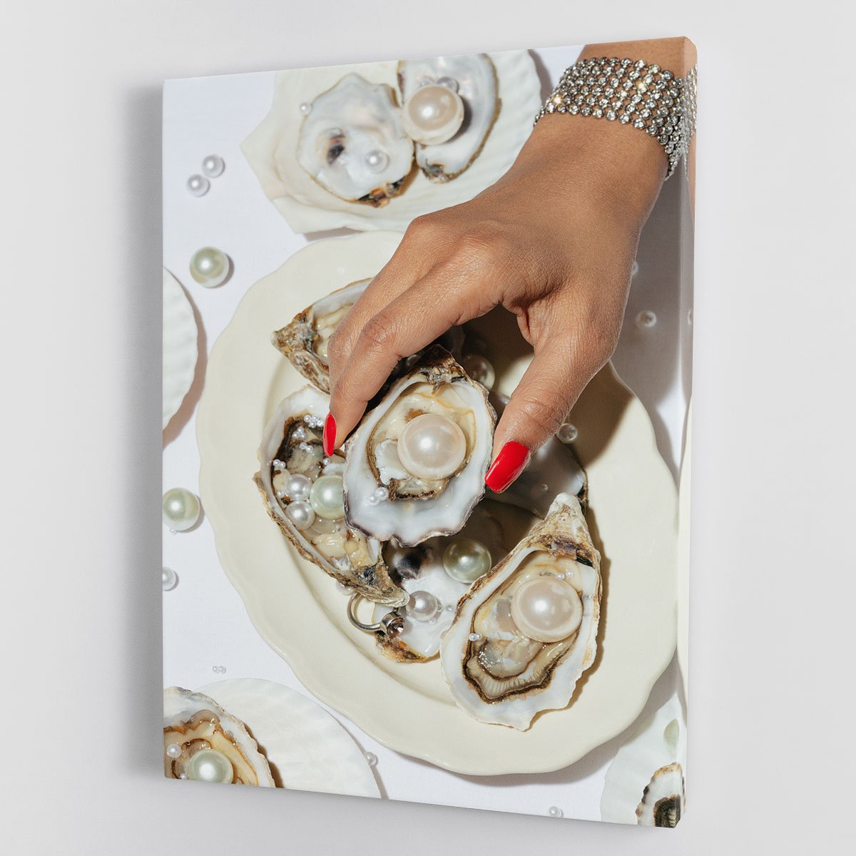 Oysters a Pearls No 02 Canvas Print or Poster - Canvas Art Rocks - 1