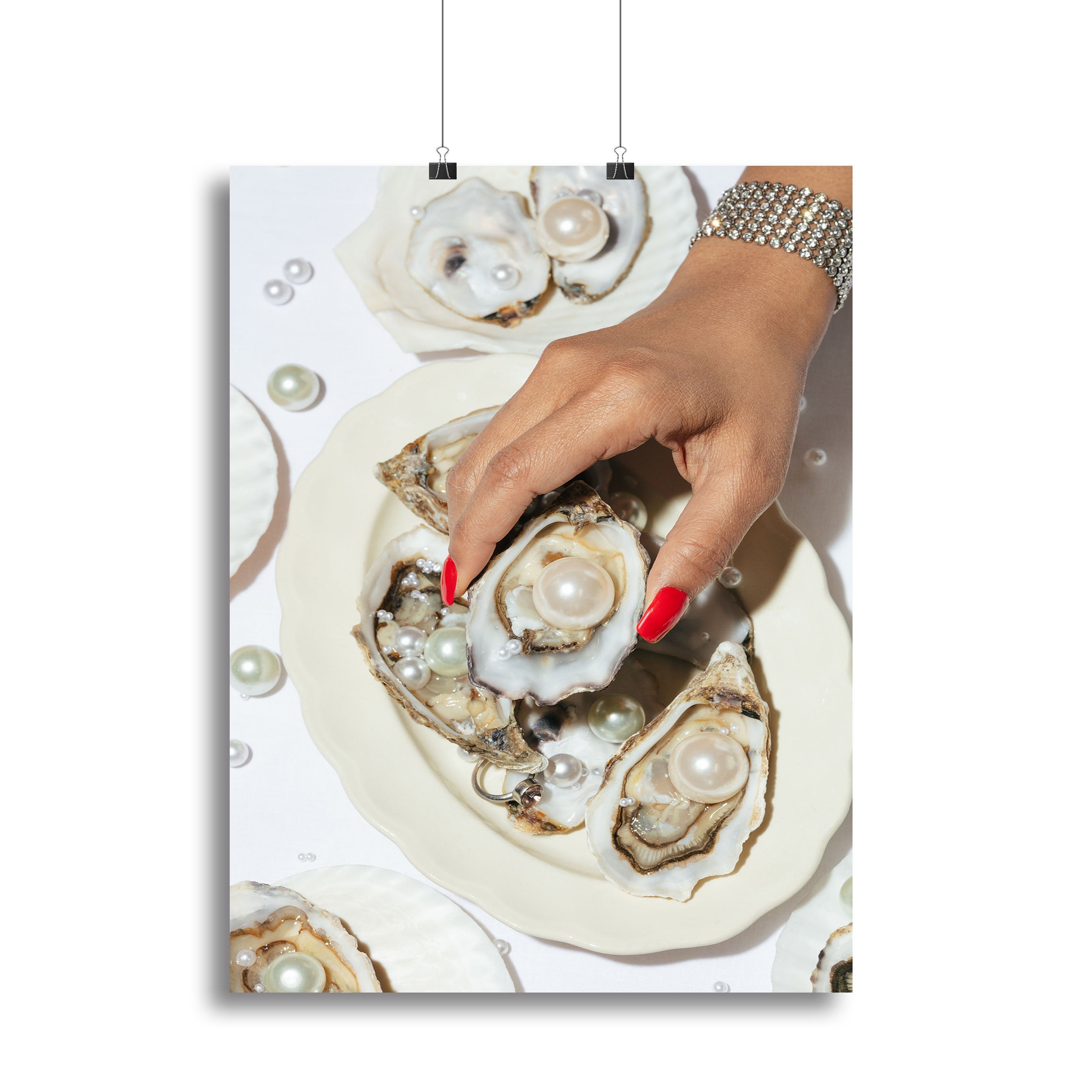 Oysters a Pearls No 02 Canvas Print or Poster - Canvas Art Rocks - 2
