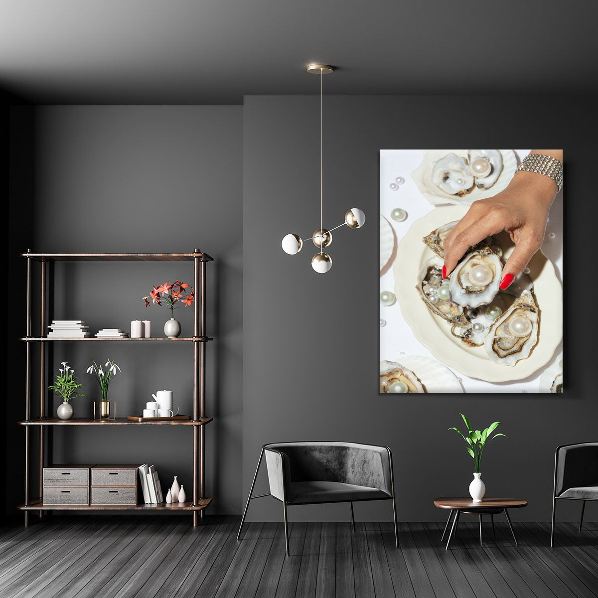 Oysters a Pearls No 02 Canvas Print or Poster - Canvas Art Rocks - 5