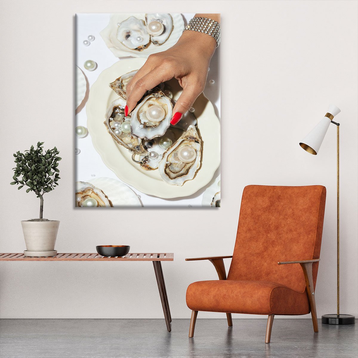 Oysters a Pearls No 02 Canvas Print or Poster - Canvas Art Rocks - 6