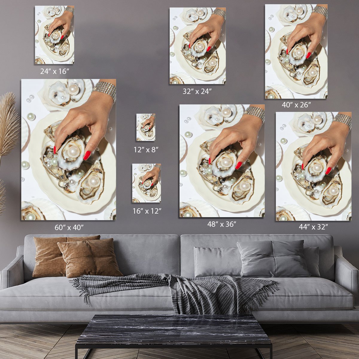 Oysters a Pearls No 02 Canvas Print or Poster - Canvas Art Rocks - 7
