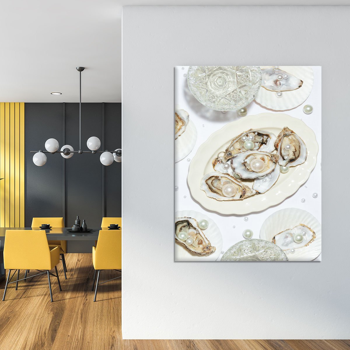 Oysters a Pearls No 03 Canvas Print or Poster - Canvas Art Rocks - 4