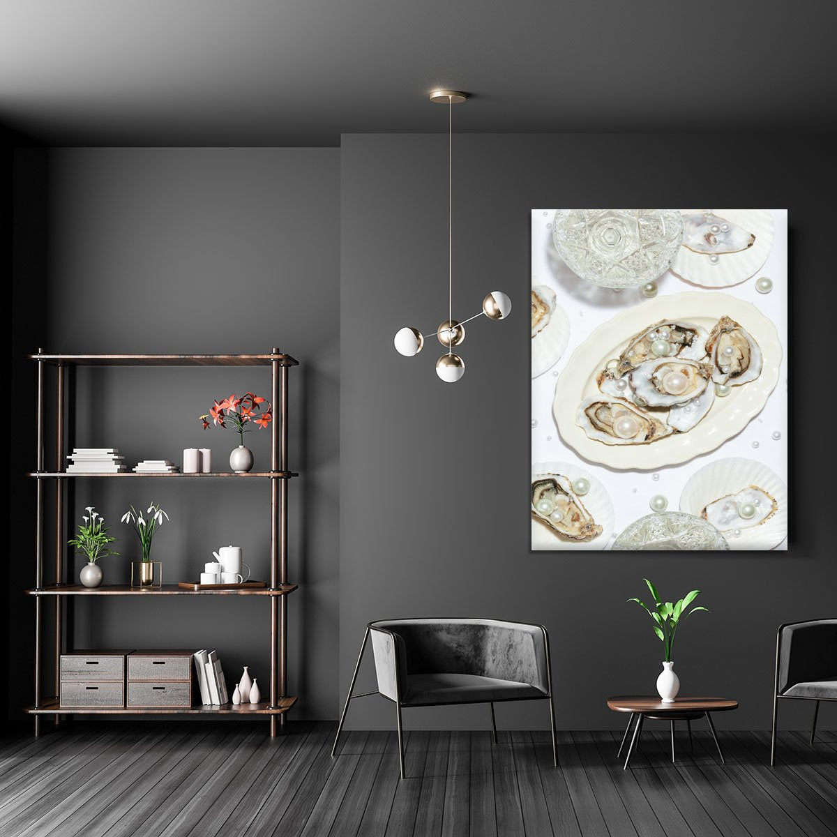 Oysters a Pearls No 03 Canvas Print or Poster - Canvas Art Rocks - 5