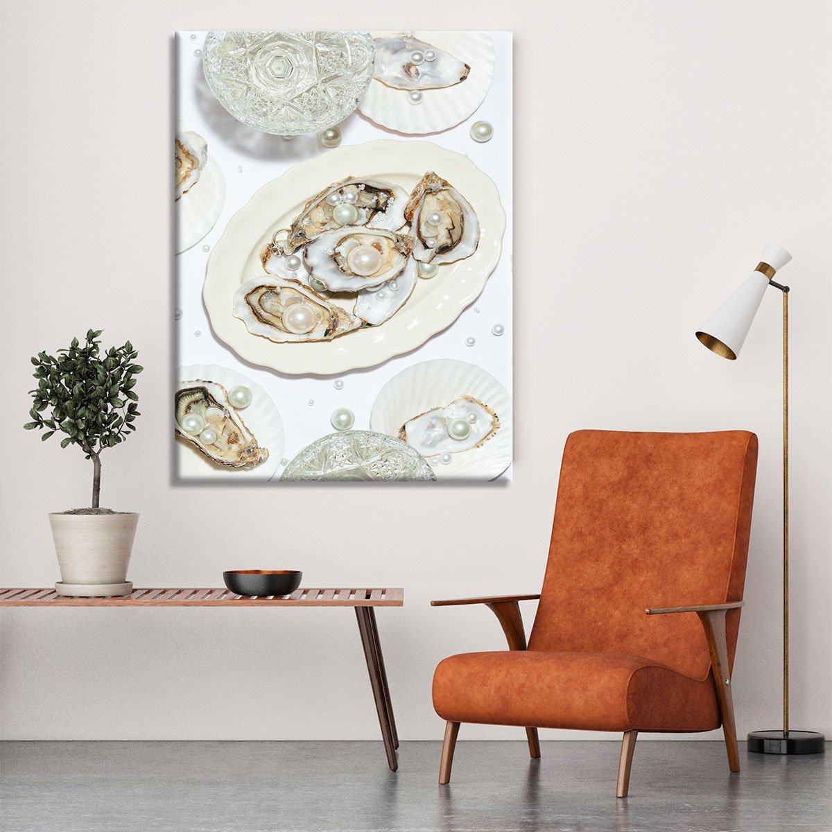 Oysters a Pearls No 03 Canvas Print or Poster - Canvas Art Rocks - 6