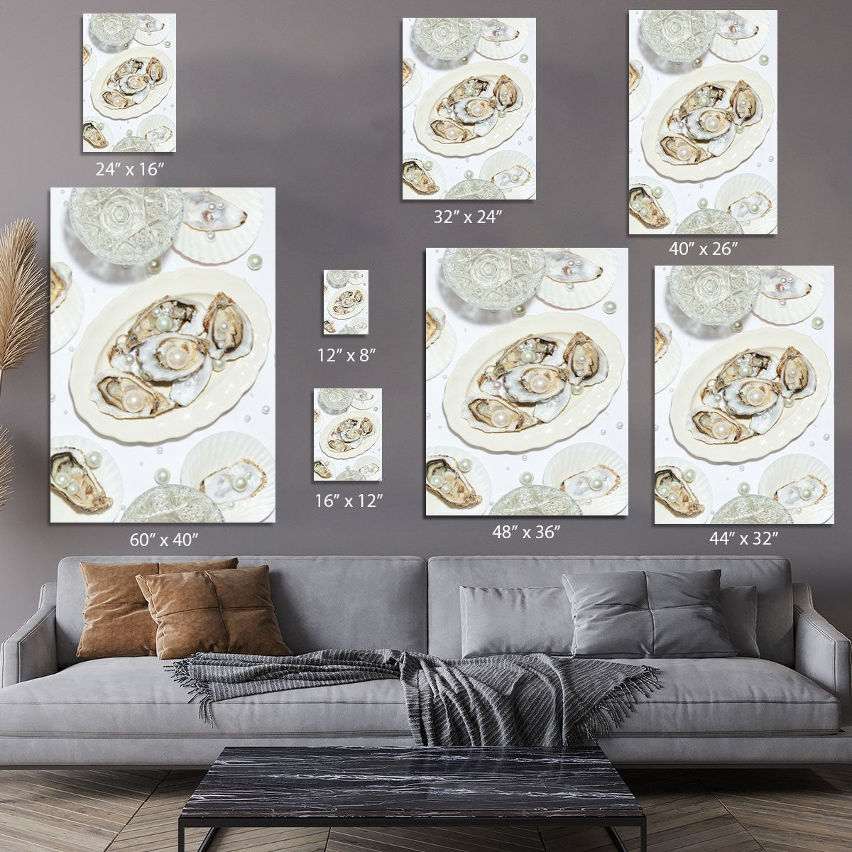 Oysters a Pearls No 03 Canvas Print or Poster - Canvas Art Rocks - 7
