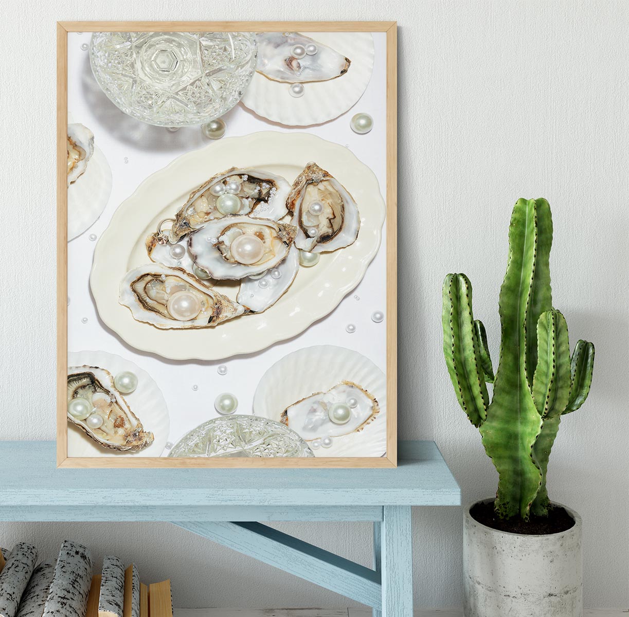 Oysters a Pearls No 03 Framed Print - Canvas Art Rocks - 4