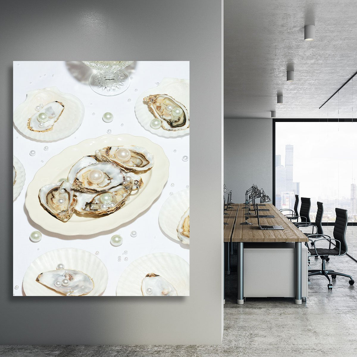 Oysters a Pearls No 04 Canvas Print or Poster - Canvas Art Rocks - 3