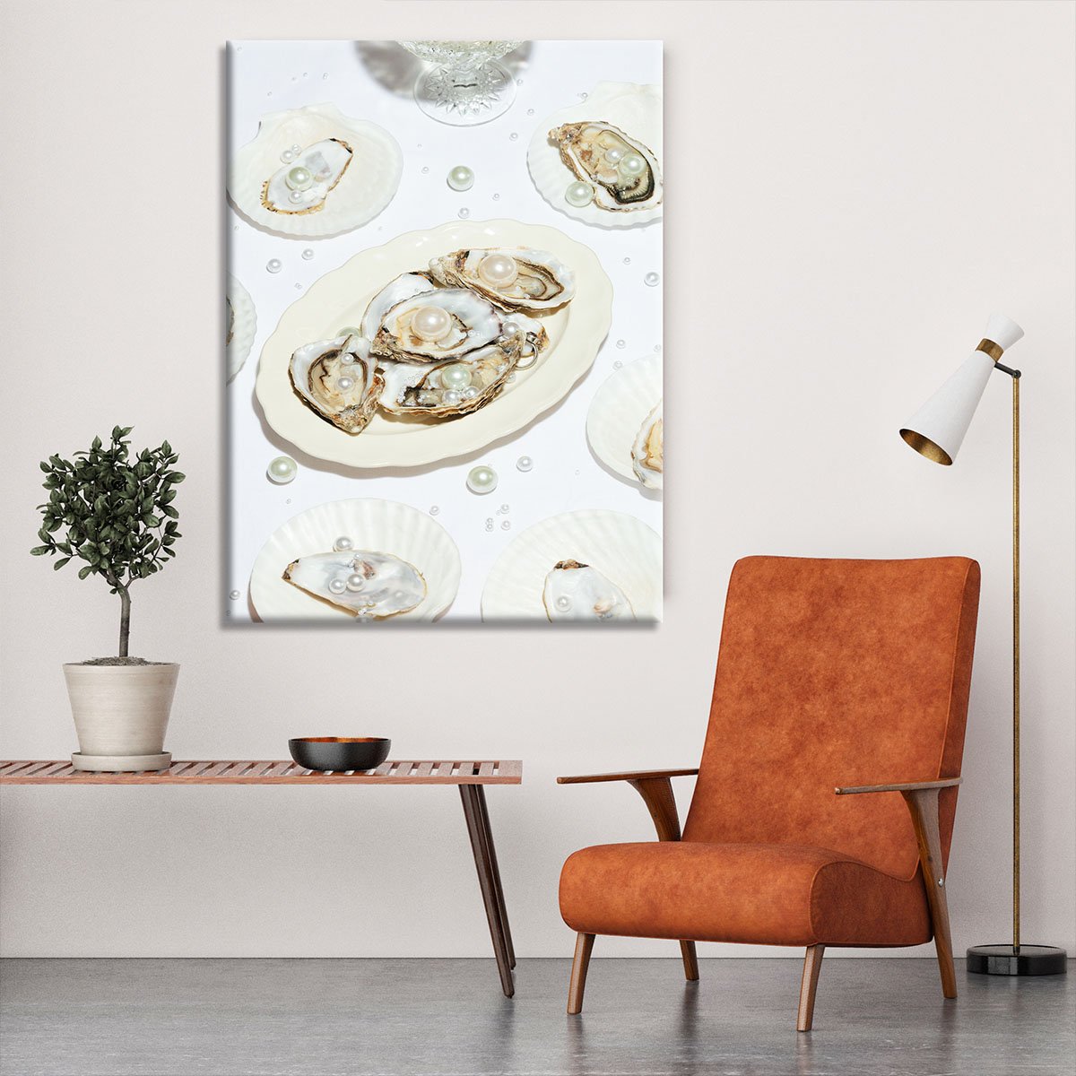Oysters a Pearls No 04 Canvas Print or Poster - Canvas Art Rocks - 6