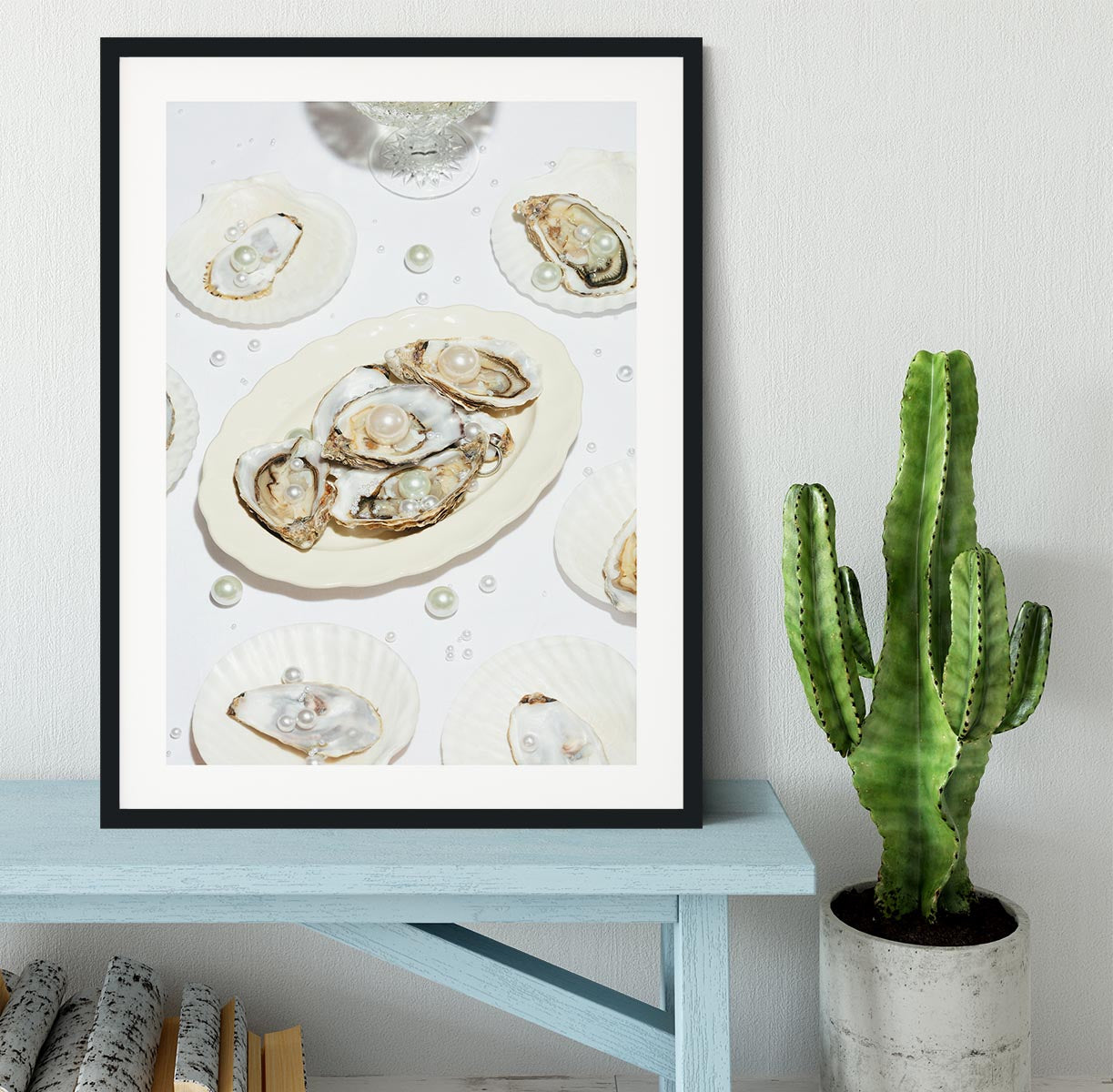 Oysters a Pearls No 04 Framed Print - Canvas Art Rocks - 1