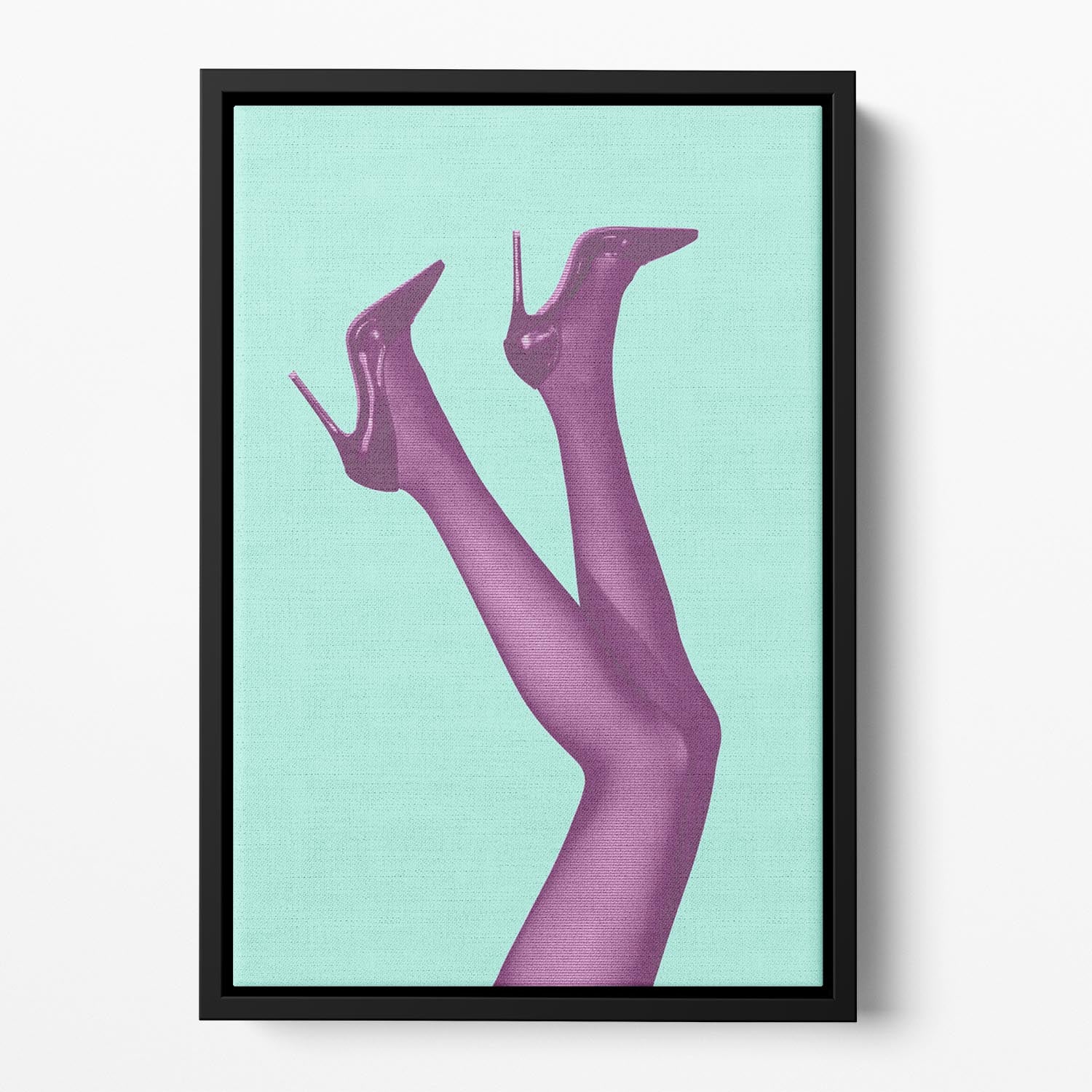 Kick Up Your Heels #06 Floating Framed Canvas - Canvas Art Rocks - 2