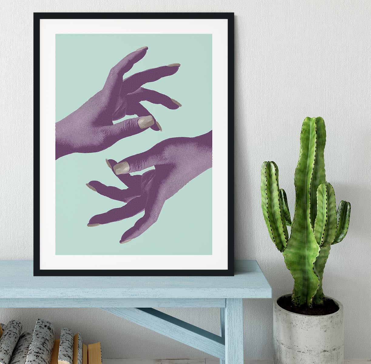 Reaching No 02 Framed Print - Canvas Art Rocks - 1