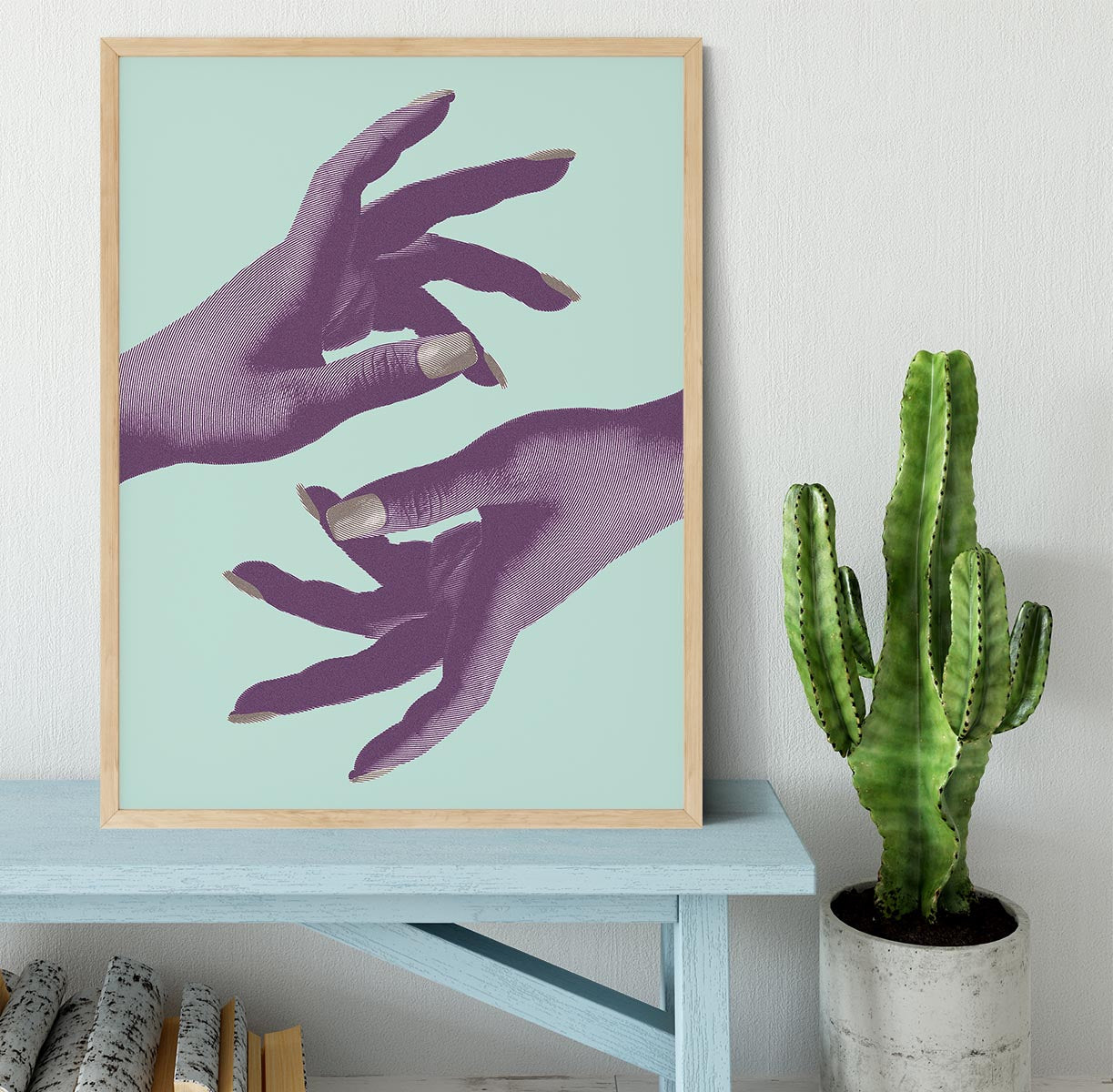 Reaching No 02 Framed Print - Canvas Art Rocks - 4