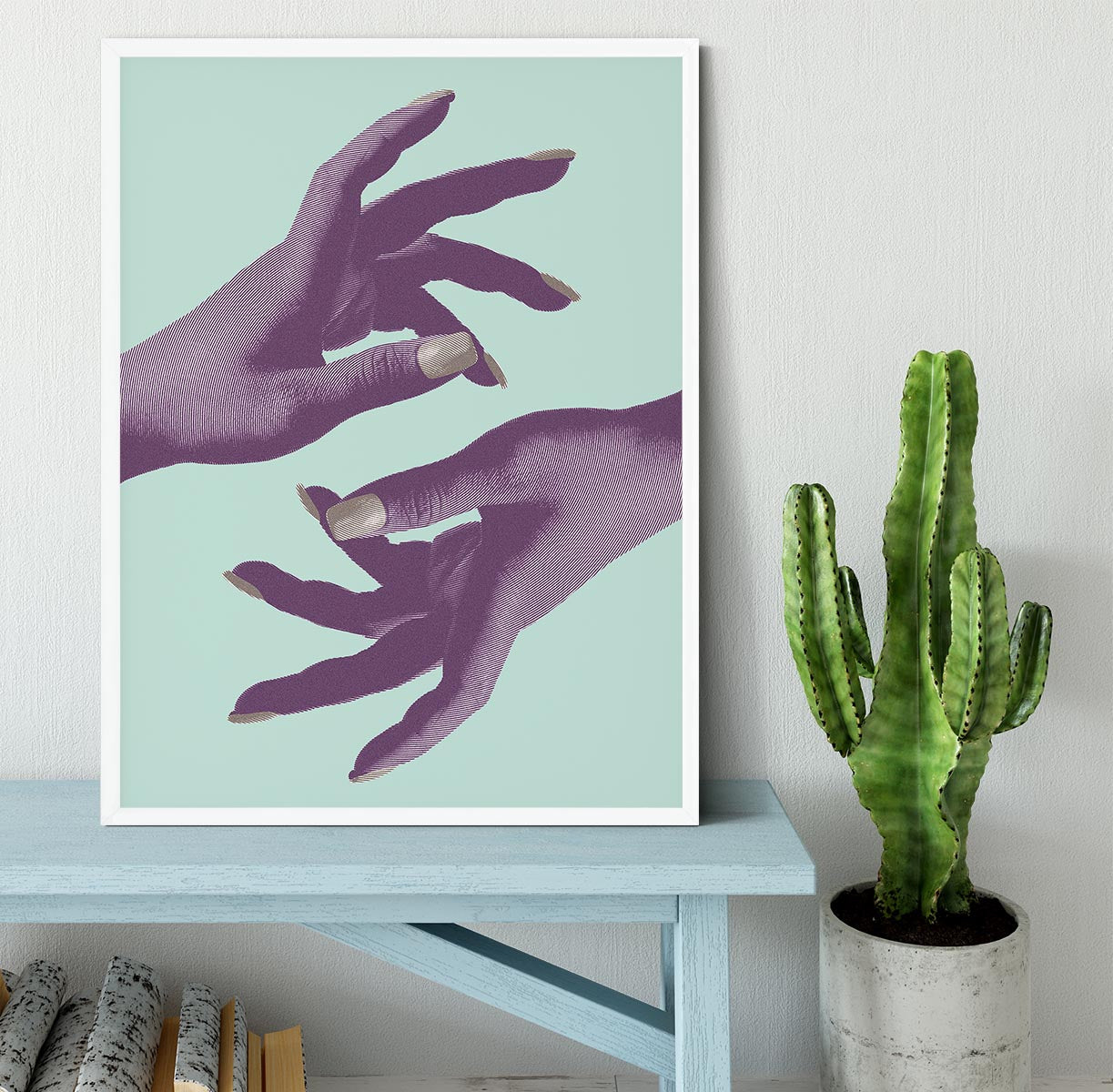 Reaching No 02 Framed Print - Canvas Art Rocks -6