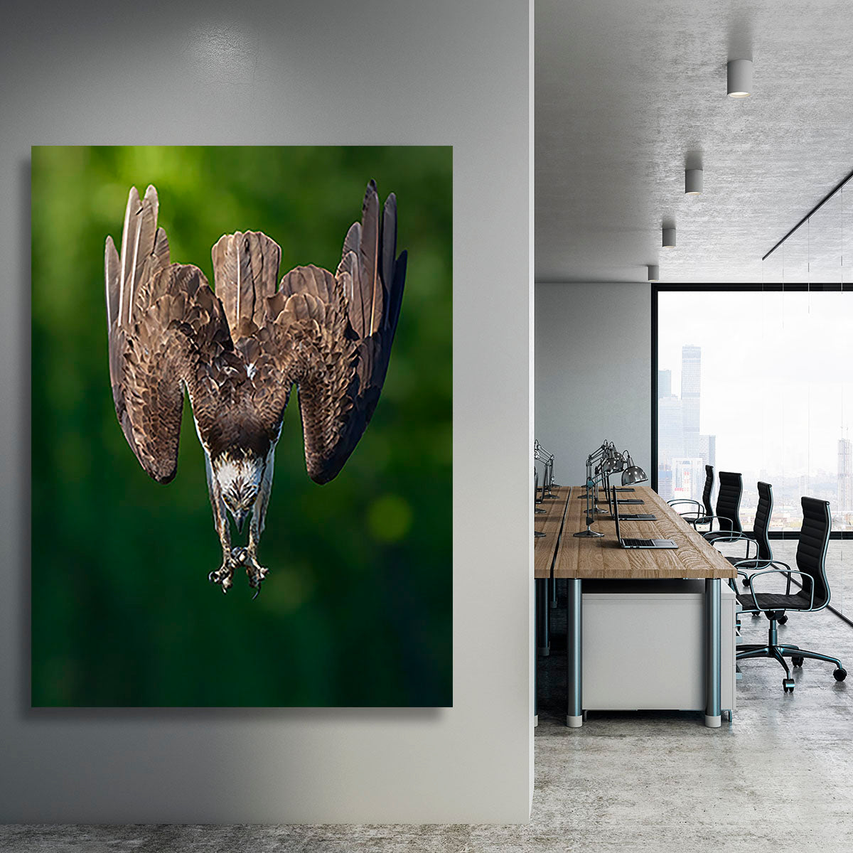 An Eagle Preparing To Attack Canvas Print or Poster - Canvas Art Rocks - 3