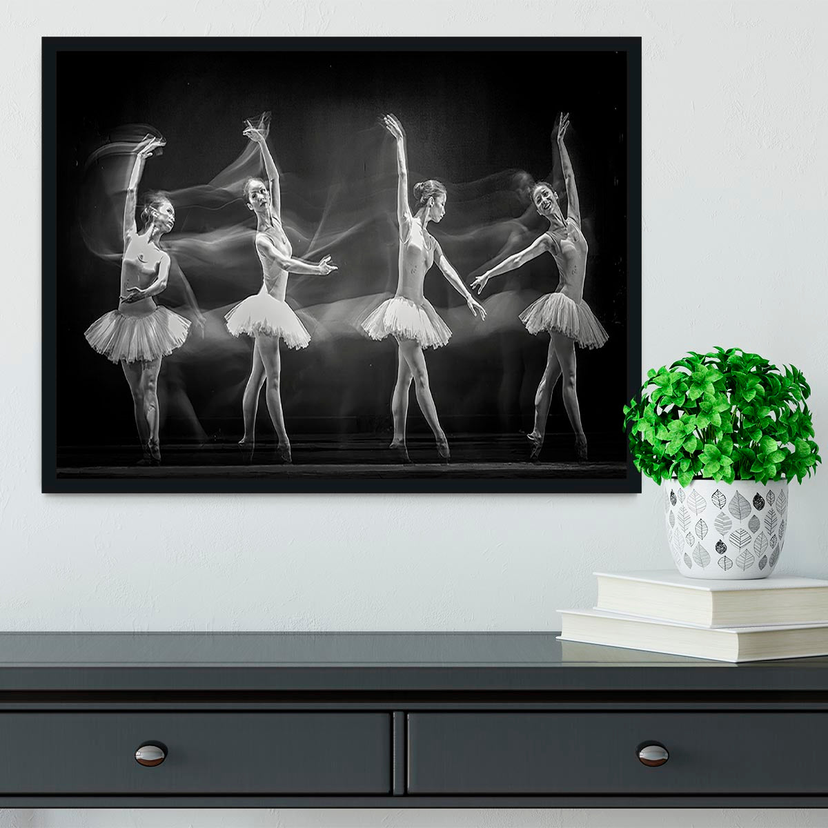 A Ballerinas Path Framed Print - Canvas Art Rocks - 2