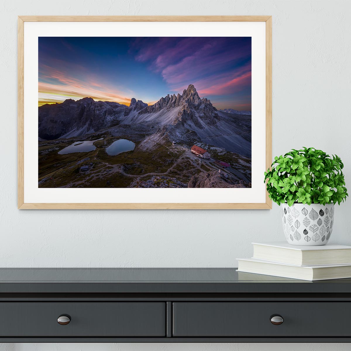 Mountainscape Framed Print - Canvas Art Rocks - 3